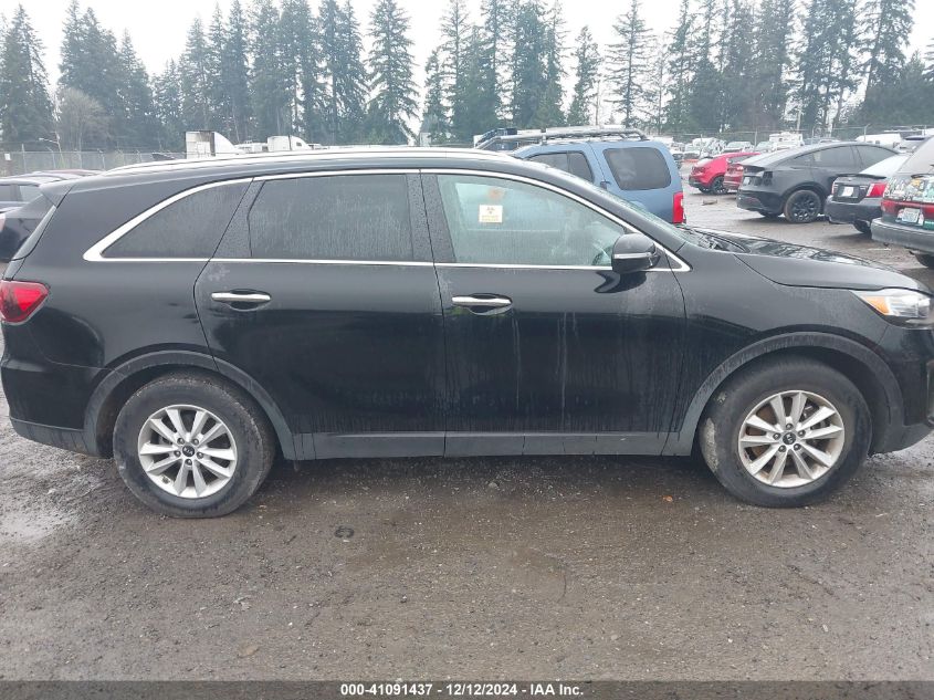 2019 Kia Sorento 2.4L Lx VIN: 5XYPG4A39KG567668 Lot: 41091437