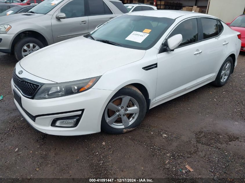 VIN 5XXGM4A76EG324968 2014 KIA Optima, LX no.2