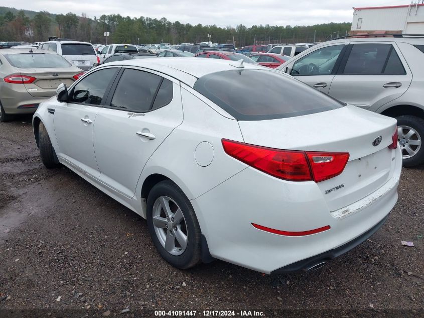 VIN 5XXGM4A76EG324968 2014 KIA Optima, LX no.3