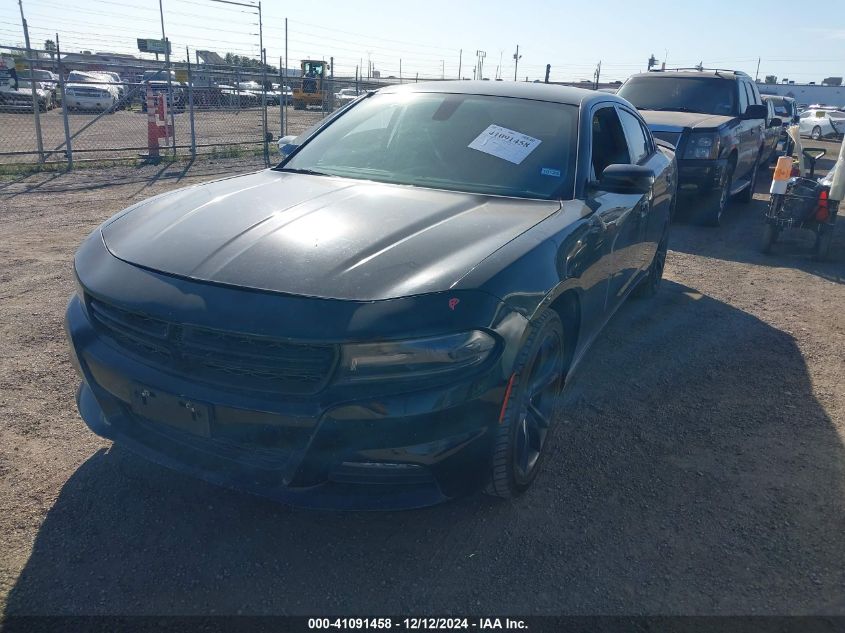 VIN 2C3CDXHG4GH332853 2016 Dodge Charger, Sxt no.2