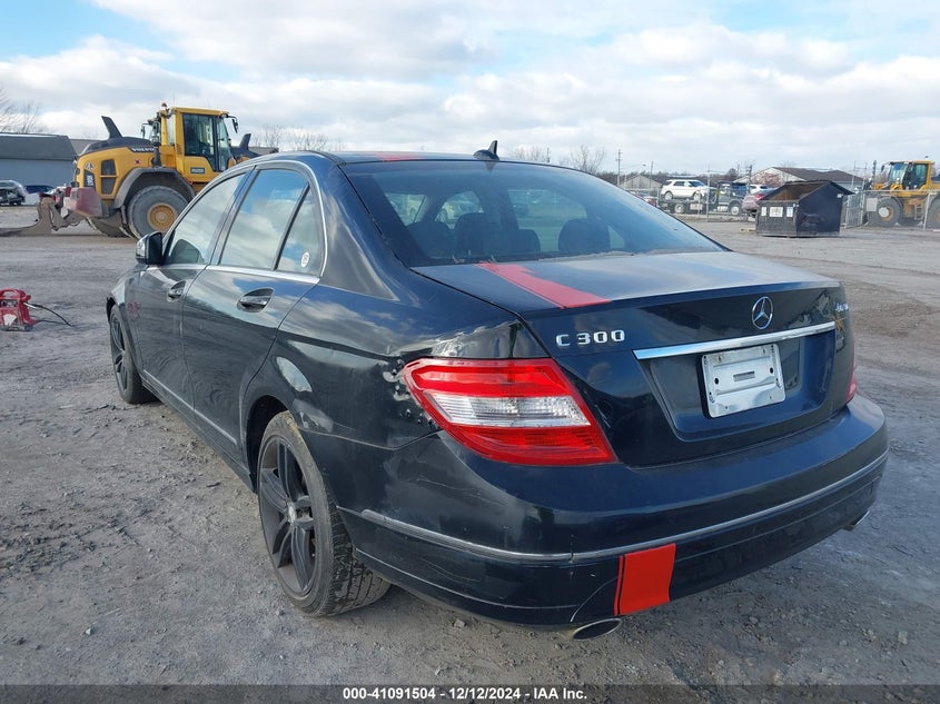 2009 MERCEDES-BENZ C 300 VIN: WDDGF81X29F214897