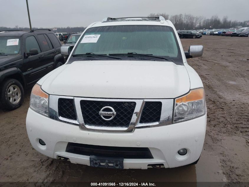 2011 Nissan Armada Platinum VIN: 5N1AA0NE3BN619084 Lot: 41091565