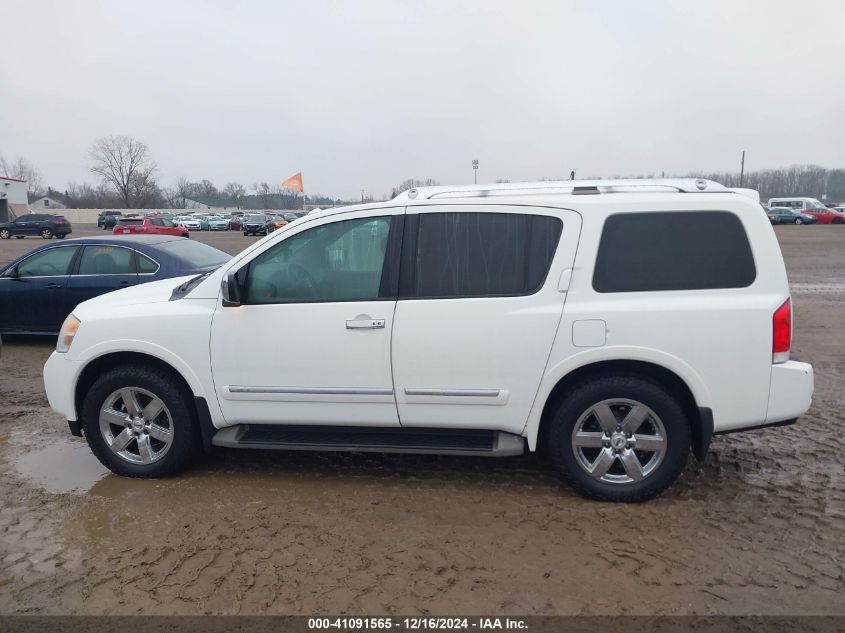 2011 Nissan Armada Platinum VIN: 5N1AA0NE3BN619084 Lot: 41091565