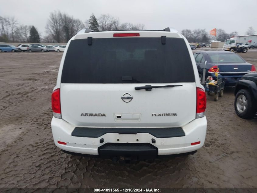 2011 Nissan Armada Platinum VIN: 5N1AA0NE3BN619084 Lot: 41091565