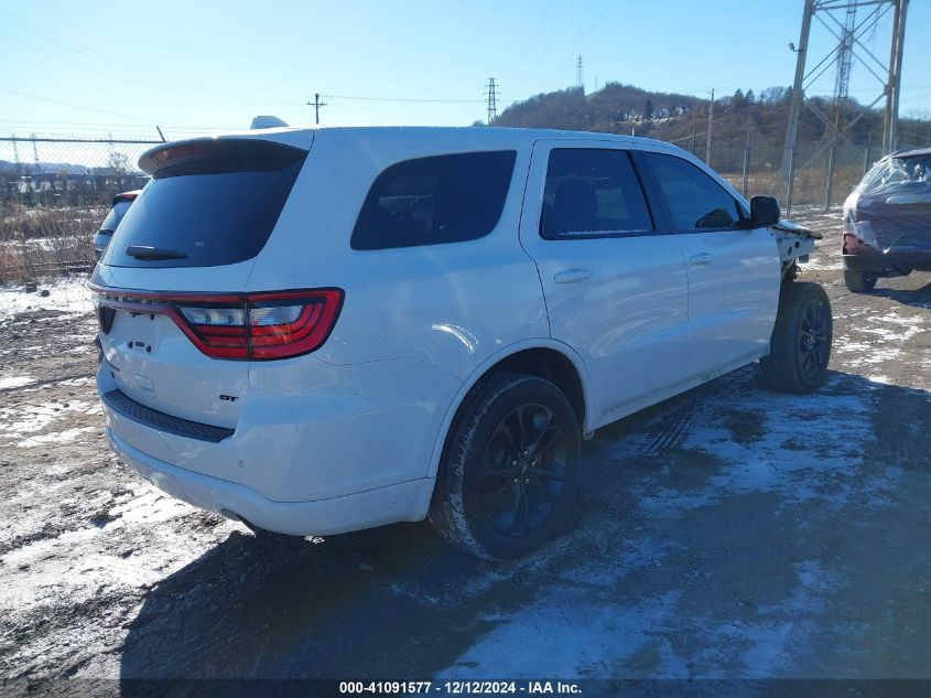 VIN 1C4RDJDG9MC599476 2021 Dodge Durango, Gt Plus Awd no.4