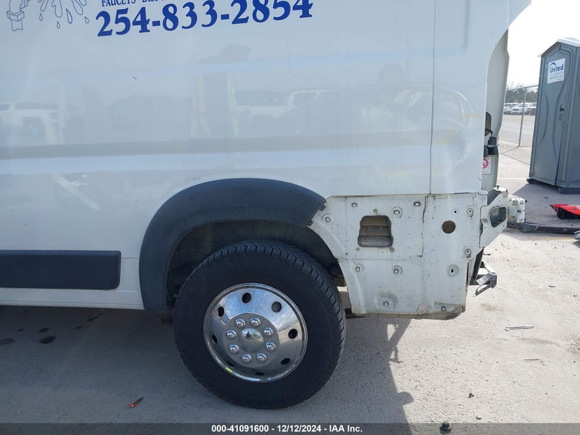 2014 Ram Promaster 3500 High Roof VIN: 3C6URVHG4EE112215 Lot: 41091600