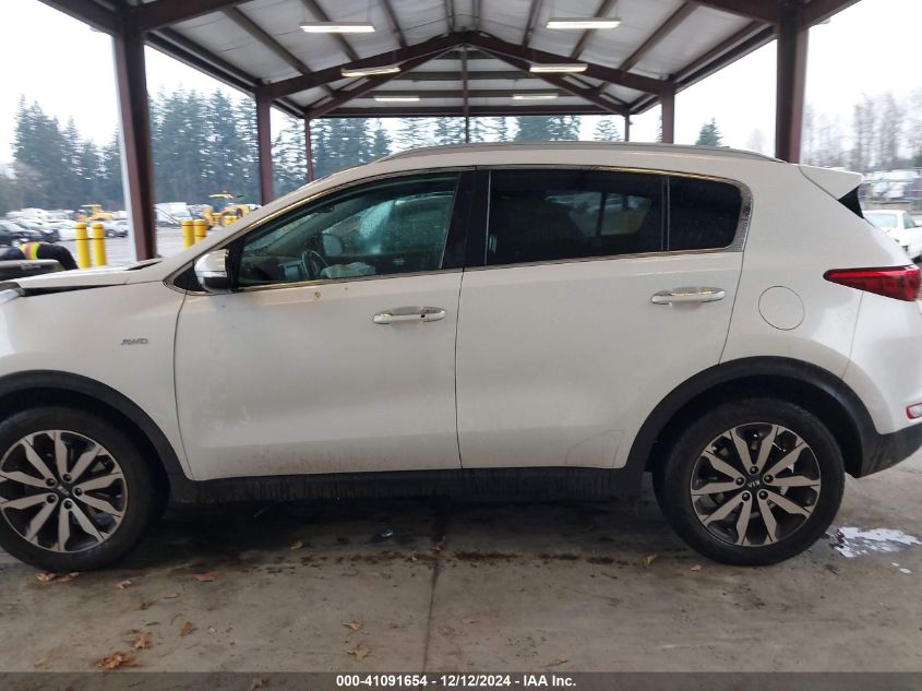 2017 Kia Sportage Ex VIN: KNDPNCAC4H7053202 Lot: 41091654