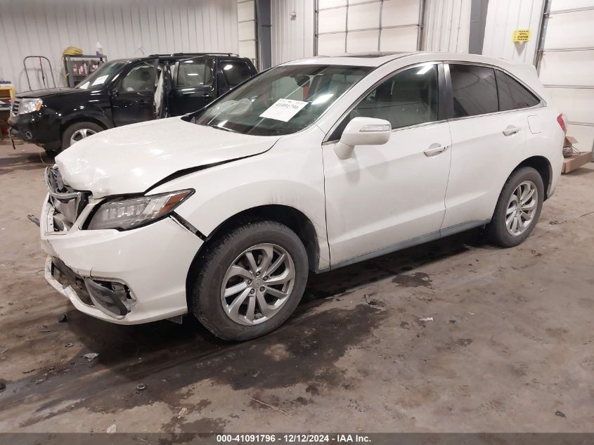 VIN 5J8TB4H56GL018592 2016 ACURA RDX no.2