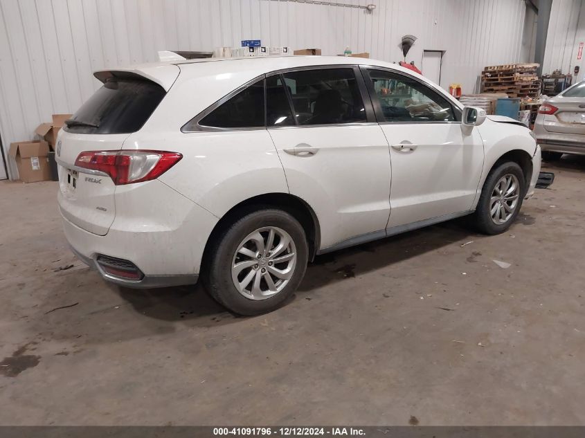 VIN 5J8TB4H56GL018592 2016 ACURA RDX no.4