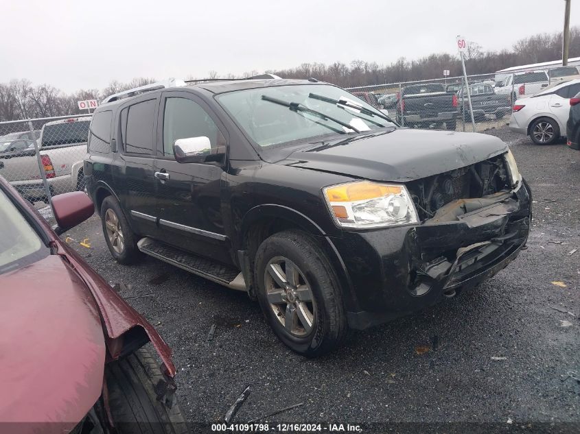 2011 Nissan Armada Platinum VIN: 5N1AA0NE8BN604743 Lot: 41091798