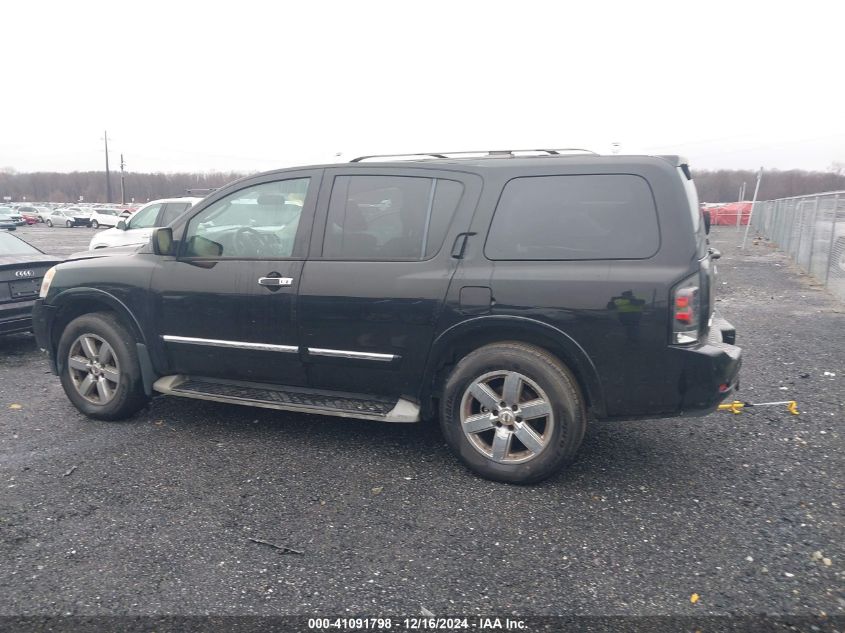 2011 Nissan Armada Platinum VIN: 5N1AA0NE8BN604743 Lot: 41091798