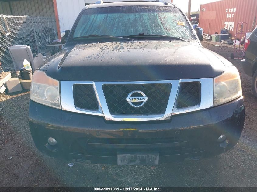 2011 Nissan Armada Platinum VIN: 5N1AA0NE8BN617699 Lot: 41091831