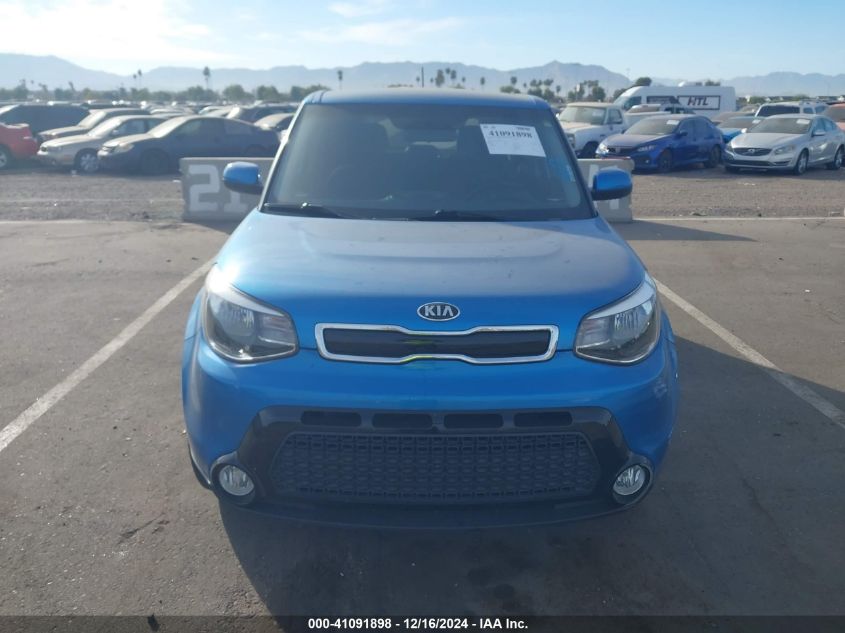 2016 Kia Soul + VIN: KNDJP3A59G7336324 Lot: 41091898