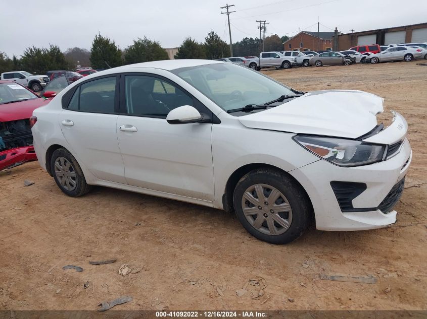 2022 Kia Rio Lx VIN: 3KPA24AD0NE471300 Lot: 41092022