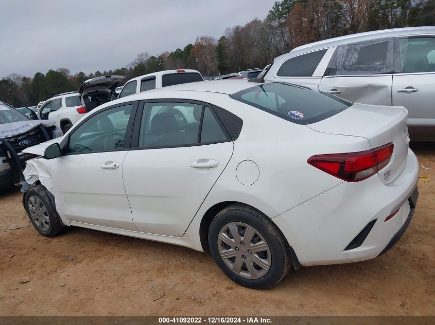 2022 Kia Rio Lx VIN: 3KPA24AD0NE471300 Lot: 41092022