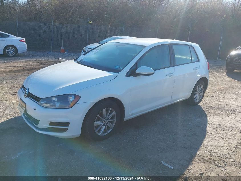 VIN 3VW217AU2FM008765 2015 VOLKSWAGEN GOLF no.2