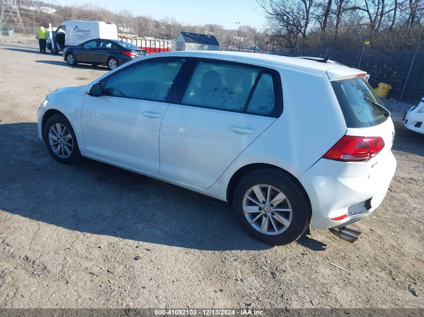 VIN 3VW217AU2FM008765 2015 VOLKSWAGEN GOLF no.3