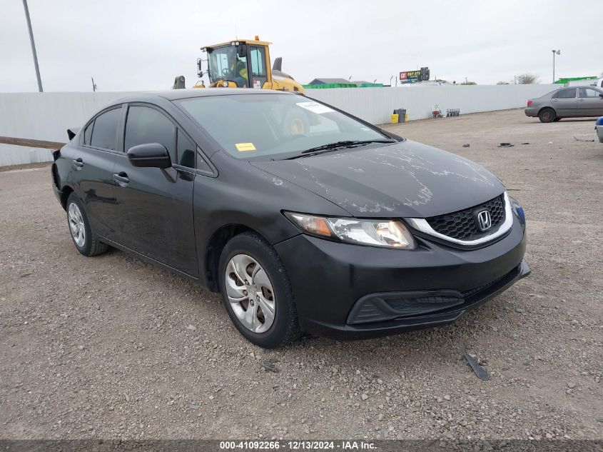 VIN 19XFB2F57FE013461 2015 Honda Civic, LX no.1