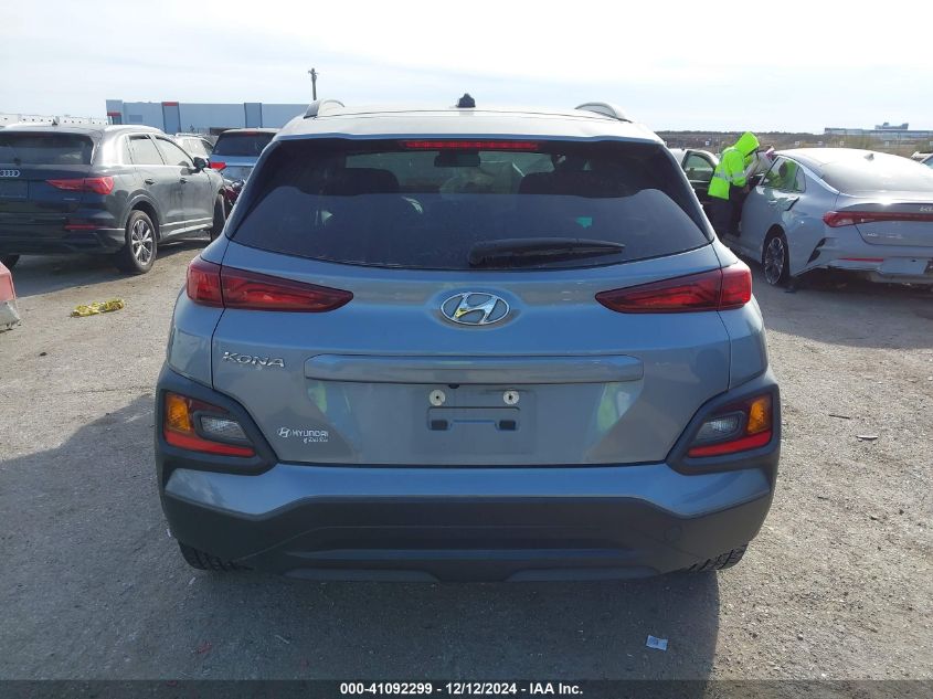 2021 Hyundai Kona Sel VIN: KM8K22AA8MU637380 Lot: 41092299