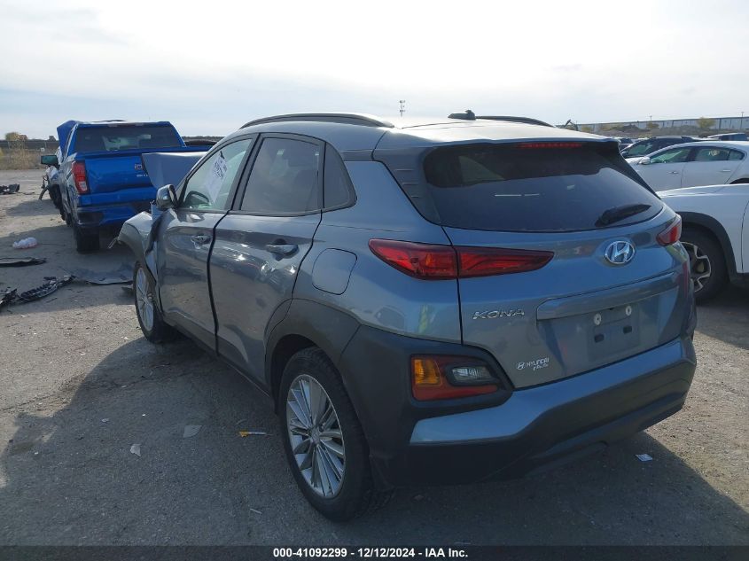 2021 Hyundai Kona Sel VIN: KM8K22AA8MU637380 Lot: 41092299