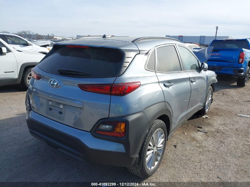 2021 Hyundai Kona Sel VIN: KM8K22AA8MU637380 Lot: 41092299