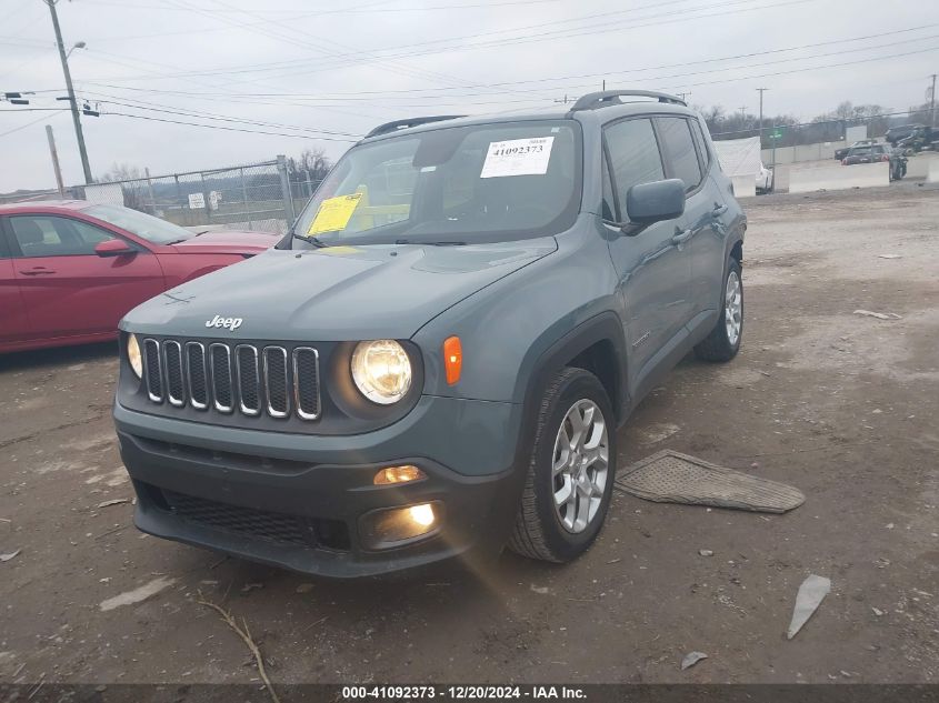 VIN ZACCJABB4JPH80434 2018 Jeep Renegade, Latitude Fwd no.2