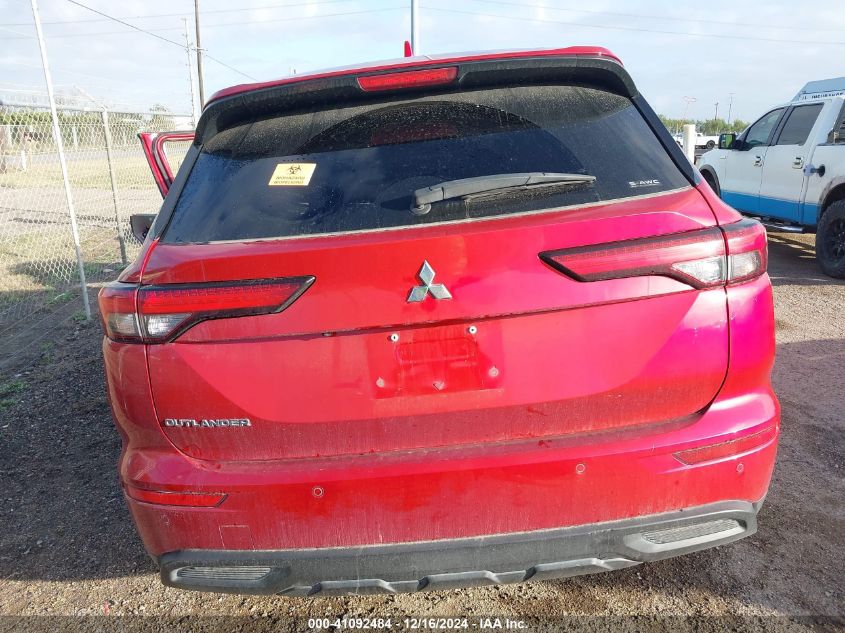 2022 Mitsubishi Outlander Es 2.5 S-Awc VIN: JA4J4TA81NZ047520 Lot: 41092484