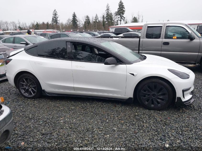 2022 Tesla Model 3 Long Range Dual Motor All-Wheel Drive VIN: 5YJ3E1EB7NF136990 Lot: 41092537