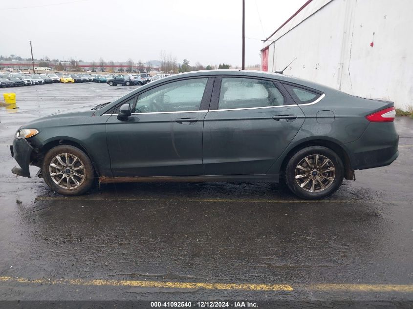 VIN 1FA6P0G74F5102394 2015 Ford Fusion, S no.14