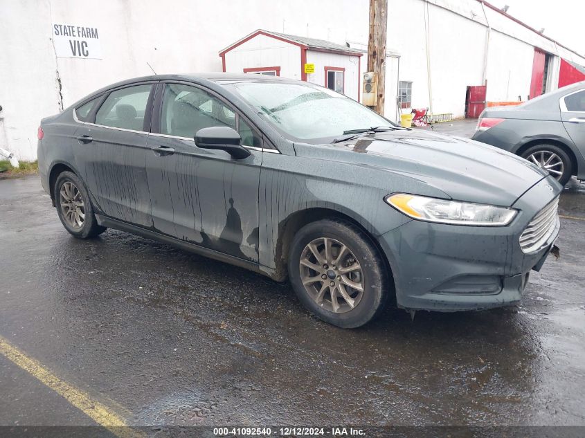 VIN 1FA6P0G74F5102394 2015 Ford Fusion, S no.1