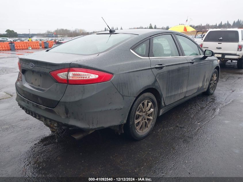 VIN 1FA6P0G74F5102394 2015 Ford Fusion, S no.4