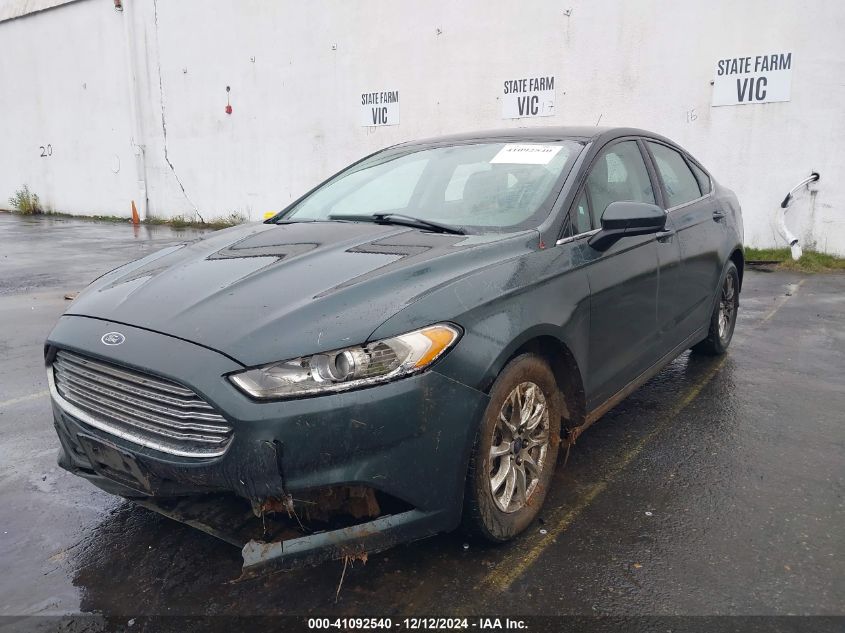 VIN 1FA6P0G74F5102394 2015 Ford Fusion, S no.6