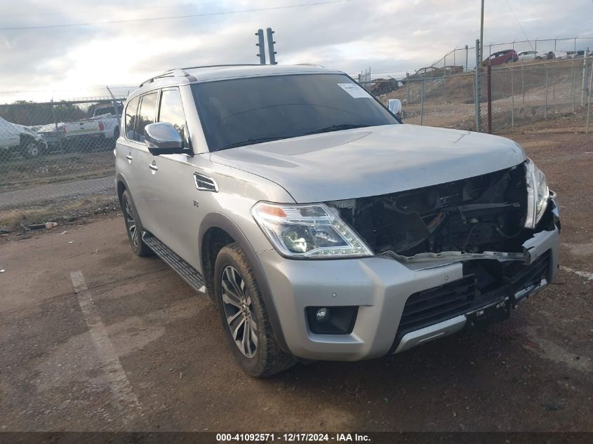 2018 Nissan Armada Sl VIN: JN8AY2ND6J9057888 Lot: 41092571