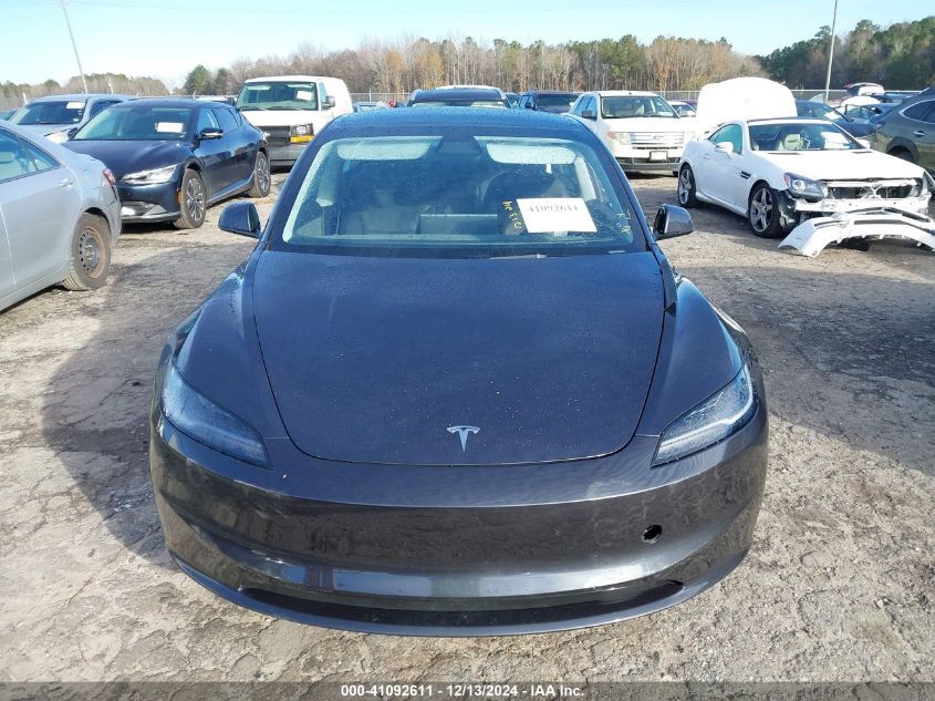 2024 Tesla Model 3 Long Range Dual Motor All-Wheel Drive/Rear-Wheel Drive VIN: 5YJ3E1EA8RF828740 Lot: 41092611