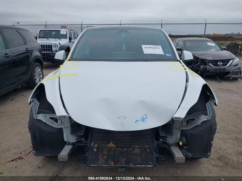 2022 Tesla Model Y Long Range Dual Motor All-Wheel Drive VIN: 7SAYGDEE9NF314297 Lot: 41092634