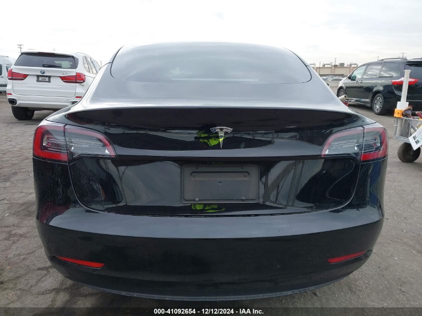 2023 Tesla Model 3 Rear-Wheel Drive VIN: 5YJ3E1EA9PF393899 Lot: 41092654