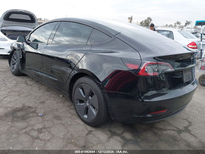 VIN 5YJ3E1EA9PF393899 2023 TESLA MODEL 3 no.3