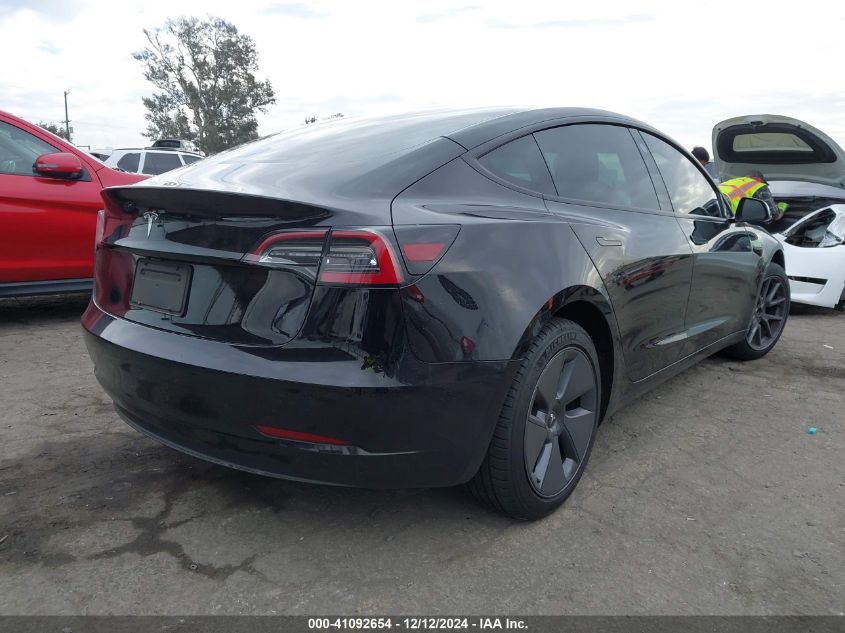 VIN 5YJ3E1EA9PF393899 2023 TESLA MODEL 3 no.4