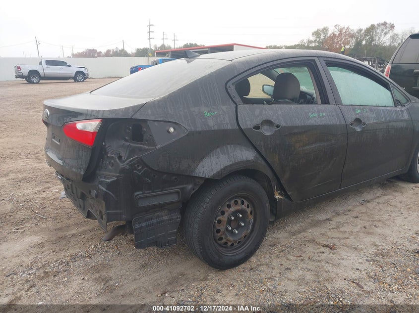 2016 KIA FORTE VIN: KNAFK4A6XG5591950