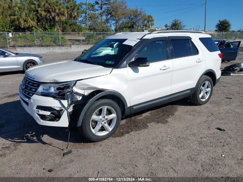 VIN 1FM5K8D88HGD32670 2017 Ford Explorer, Xlt no.2