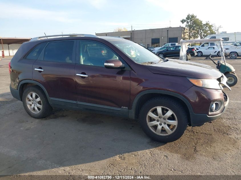 2013 Kia Sorento Lx VIN: 5XYKTDA61DG385742 Lot: 41092795