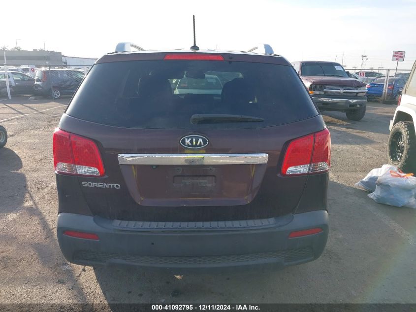 2013 Kia Sorento Lx VIN: 5XYKTDA61DG385742 Lot: 41092795