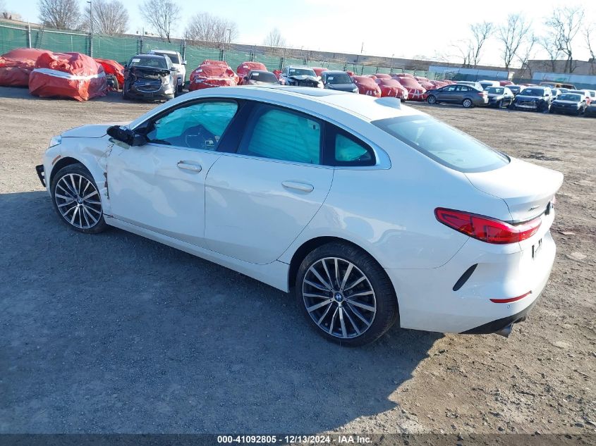 2021 BMW 228I GRAN COUPE XDRIVE VIN: WBA73AK08M7H34536