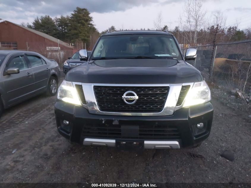 2017 Nissan Armada Platinum VIN: JN8AY2NE0H9703252 Lot: 41092839