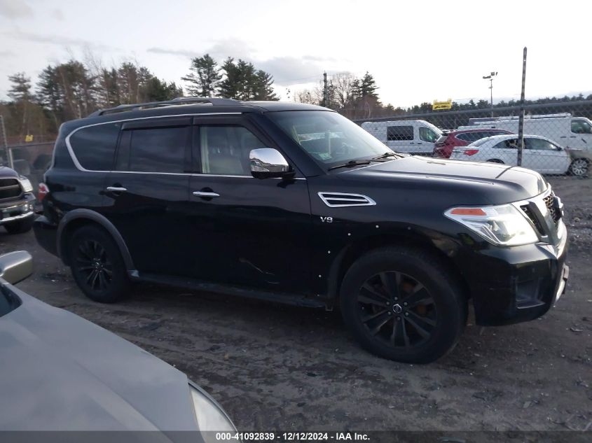 2017 Nissan Armada Platinum VIN: JN8AY2NE0H9703252 Lot: 41092839