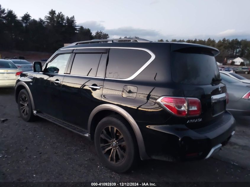 2017 Nissan Armada Platinum VIN: JN8AY2NE0H9703252 Lot: 41092839