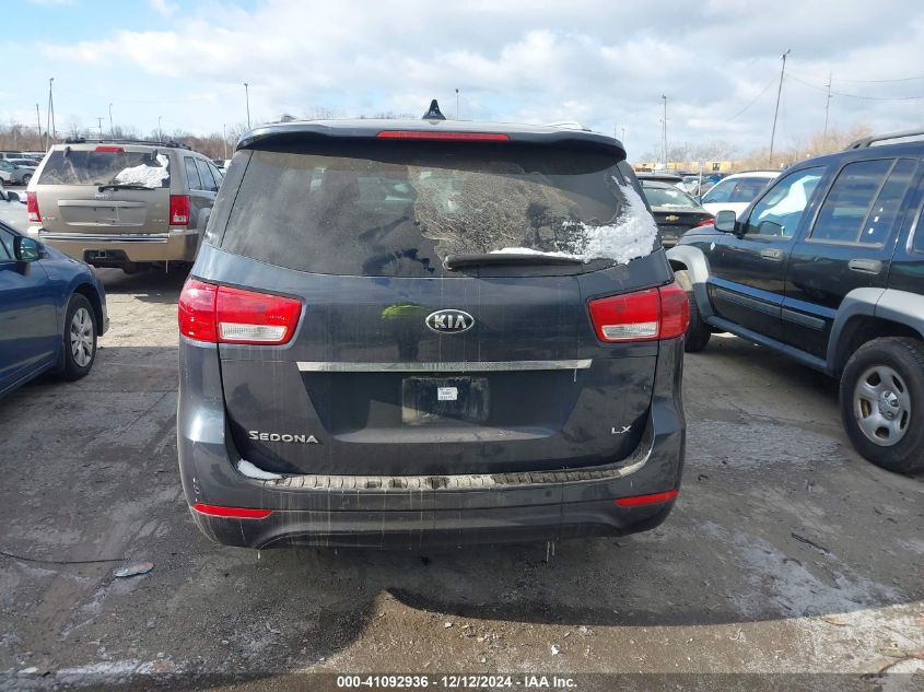 2017 Kia Sedona Lx VIN: KNDMB5C16H6290783 Lot: 41092936