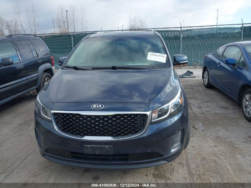 2017 Kia Sedona Lx VIN: KNDMB5C16H6290783 Lot: 41092936