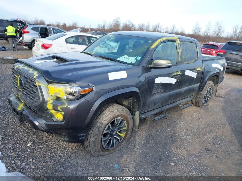 VIN 5TFCZ5AN4MX264121 2021 Toyota Tacoma, Trd Sport no.2