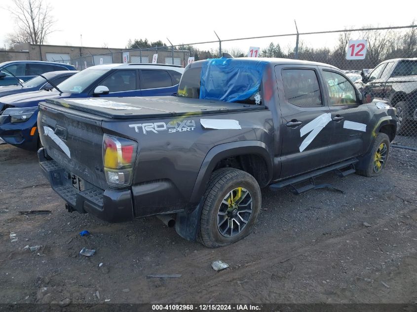 VIN 5TFCZ5AN4MX264121 2021 Toyota Tacoma, Trd Sport no.4